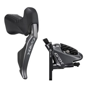 Shimano GRX815 Di2 Front or Rear Disc Brake - Dark Grey / Pair / 11 Speed / Front & Rear Set