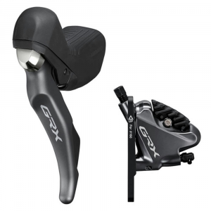 Shimano | Grx St-Rx810 Shifter/brake Set Rear, Resin Pads W/fin | Aluminum