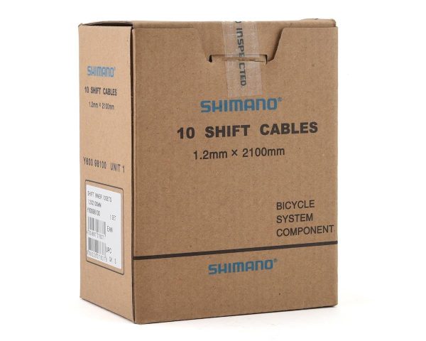 Shimano Inner Shift/Derailleur Cable (For Shimano/SRAM) (Steel) (1.2mm) (2100mm) (10 Pack)