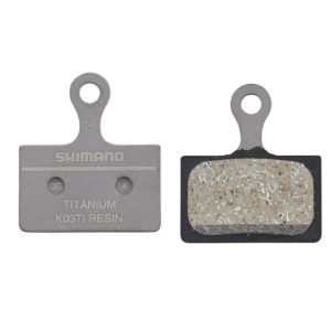 Shimano K03TI Disc Brake Pads - Resin - Silver / Resin