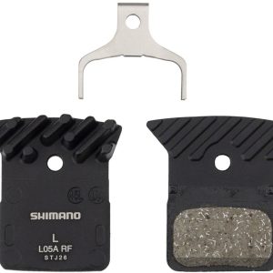 Shimano L05A-RF Disc Brake Pad & Spring Bulk Pack (Resin Compound) (Finned Alloy Back Plate) (Box/25