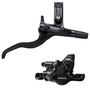 Shimano MT410 2-Piston Hydraulic Disc Brake Set (Black) (Resin Pad) (Post Mount) (Right) (Caliper In