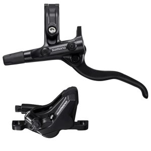 Shimano MT420 4-Piston Hydraulic Disc Brake Set (Black) (Metal Pad) (Post Mount) (Left) (Caliper Inc