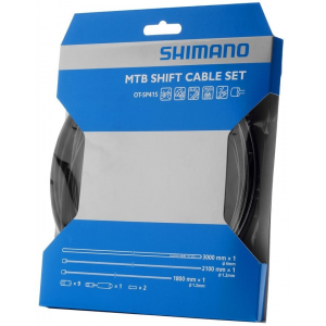 Shimano | Mtb Stainless Shift Cable Set | Black | Stainless Cables Sp41 Housing Set