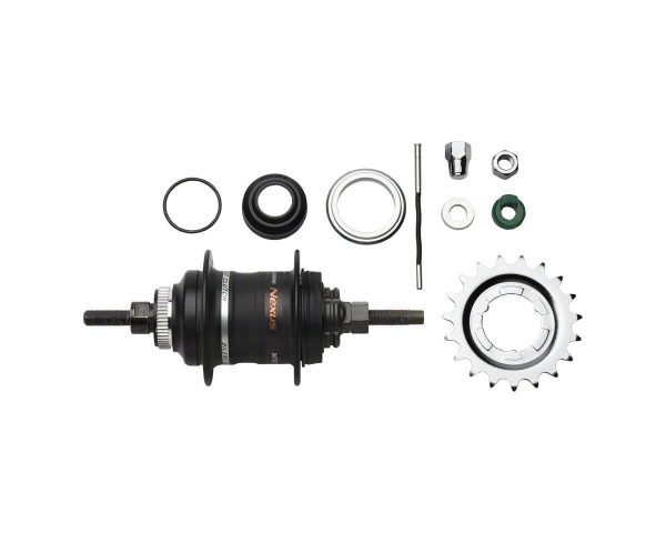 Shimano Nexus SG-3D55 Internally Geared Disc Brake Rear Hub Kit (Black) (Internal 3 Speed) (3/8" x 1