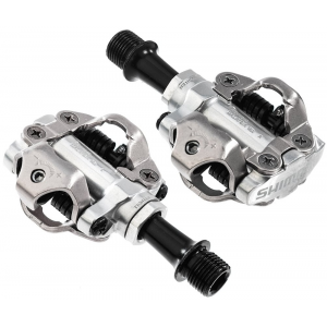 Shimano | Pd-M540 Spd Bike Pedals | Silver | Pair W/cleats | Aluminum