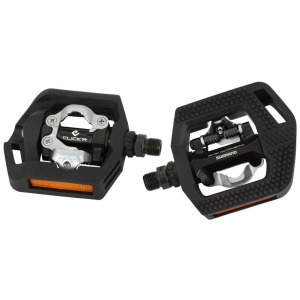 Shimano | Pd-T421 Spd Bike Pedals | Black | W/ Sm-Sh56 Cleats | Aluminum