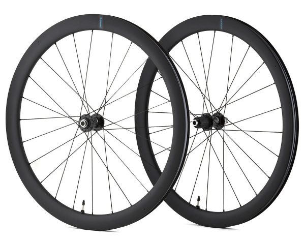 Shimano RS710 C46 Carbon Road Wheelset (Black) (Shimano HG 11/12) (700c) (Centerlock) (Tubeless)