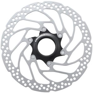 Shimano RT-EM300 Disc Brake Rotor w/ E-bike Speed Sensor (Silver/Black) (180mm) (Internal Spline Typ