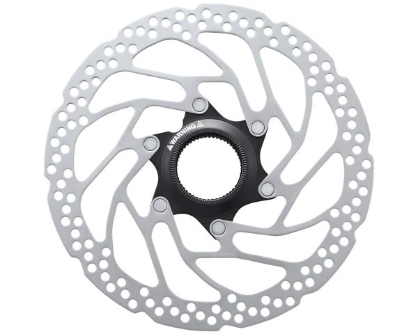 Shimano RT-EM300 Disc Brake Rotor w/ E-bike Speed Sensor (Silver/Black) (180mm) (Internal Spline Typ