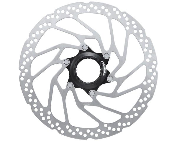 Shimano RT-EM300 Disc Brake Rotor w/ E-bike Speed Sensor (Silver/Black) (203mm) (External Spline Typ