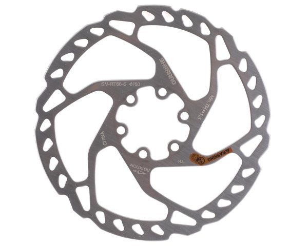 Shimano RT66 Disc Brake Rotor (Silver) (6-Bolt) (160mm)