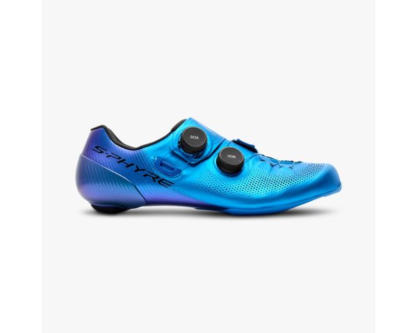 Shimano SH-RC903E S-PHYRE Road Cycling Shoes (Blue) (Wide Version) (41) (Wide)