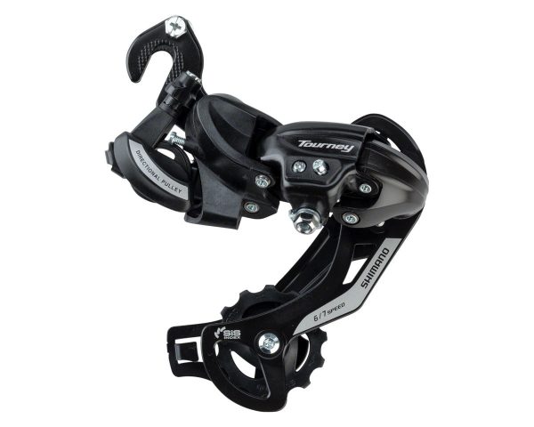 Shimano Tourney RD-TY500 Rear Derailleur (Black) (6/7 Speed) (Long Cage) (BMX/Track Frame Hanger) (S