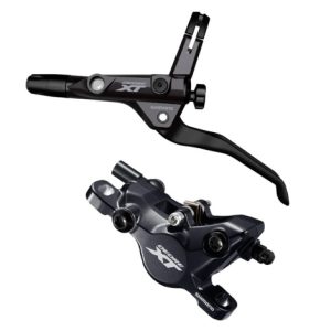 Shimano XT T8100 Trekking Front Disc Brake - Black / Front / LH / 1000mm Hose