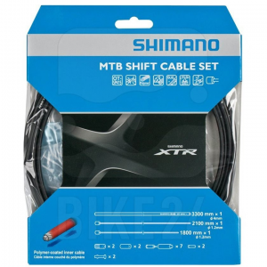 Shimano | Xtr M9000 Shift Cable Set Black | Rubber