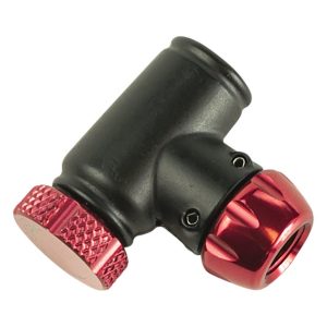 Silca Eolo IV CO2 Inflator Head (Black/Red)