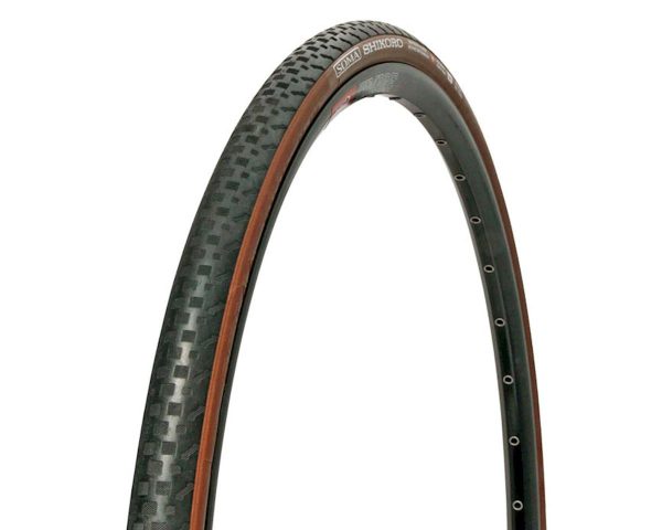 Soma Shikoro Armored Clincher Tire (Black/Brown) (700c) (42mm) (Folding)