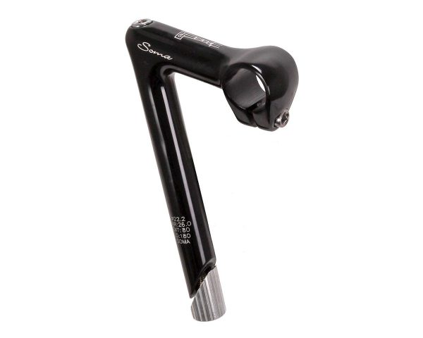 Soma Sutro Quill Stem (Black) (25.4mm) (80mm) (1" Threaded Steerer)