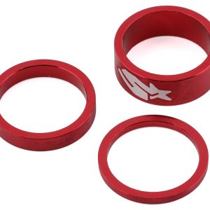 Spank Headset Spacer Kit (Red) (1-1/8") (3/6/12mm)