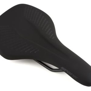 Spank Oozy 220 Saddle (Black/Black) (Chromoly Rails) (144mm)