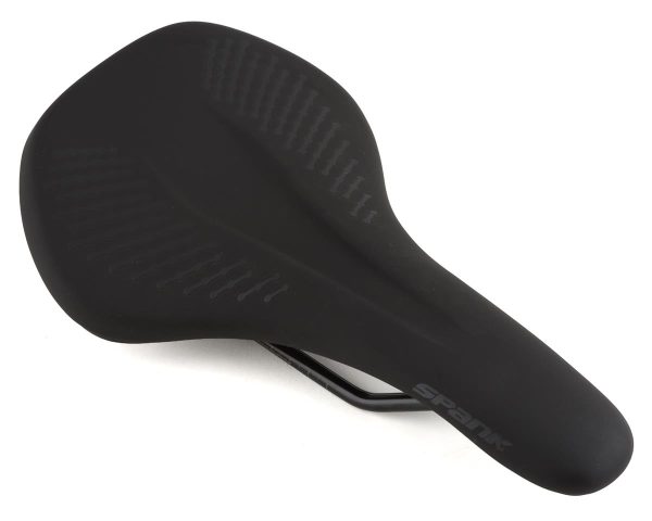 Spank Oozy 220 Saddle (Black/Black) (Chromoly Rails) (144mm)