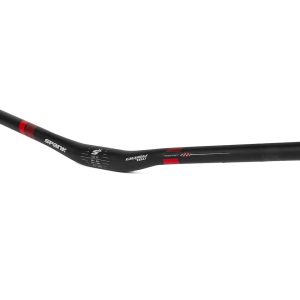 Spank Oozy Trail 780 Vibrocore Handlebar (Black/Red) (31.8mm) (15mm Rise) (780mm) (5/7deg Sweep)