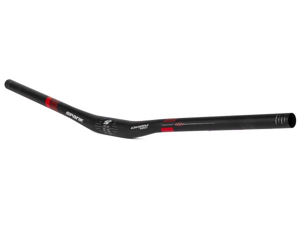 Spank Oozy Trail 780 Vibrocore Handlebar (Black/Red) (31.8mm) (15mm Rise) (780mm) (5/7deg Sweep)