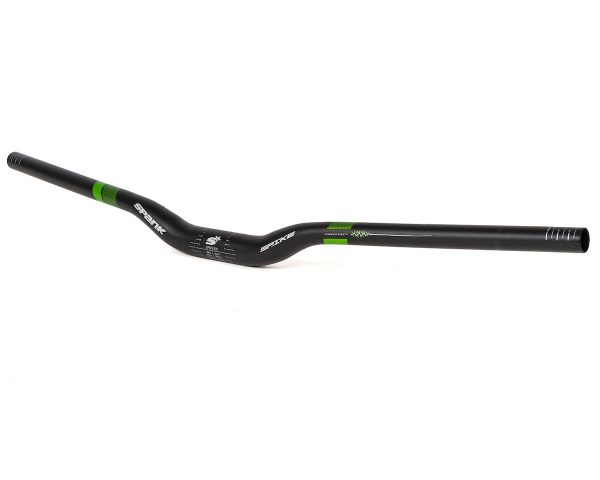 Spank SPIKE 800 Vibrocore Mountain Bike Handlebar (Black/Green) (31.8mm) (30mm Rise) (800mm) (4/8deg S