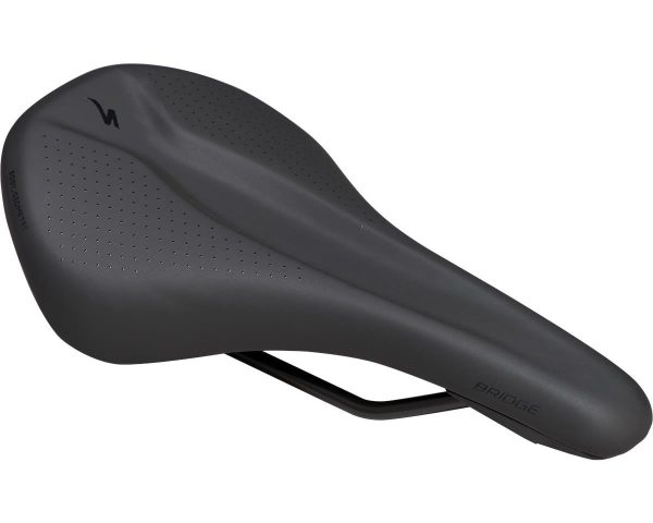 Specialized Bridge Sport Saddle (Black) (Steel Rails) (155mm)