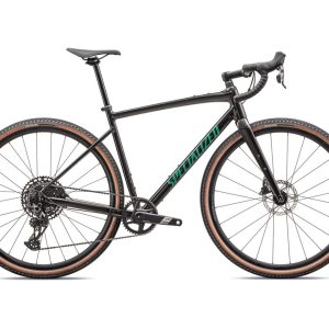 Specialized Diverge Comp E5 Gravel Bike (Gloss Metallic Obsidian/Metallic Pine Green) (49cm)