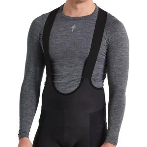 Specialized Men's Merino Seamless Long Sleeve Base Layer (Grey) (L/XL)