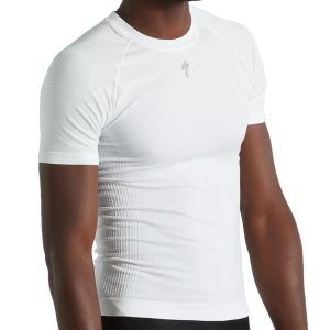 Specialized Men's Seamless Light Short Sleeve Baselayer (White) (L/XL)