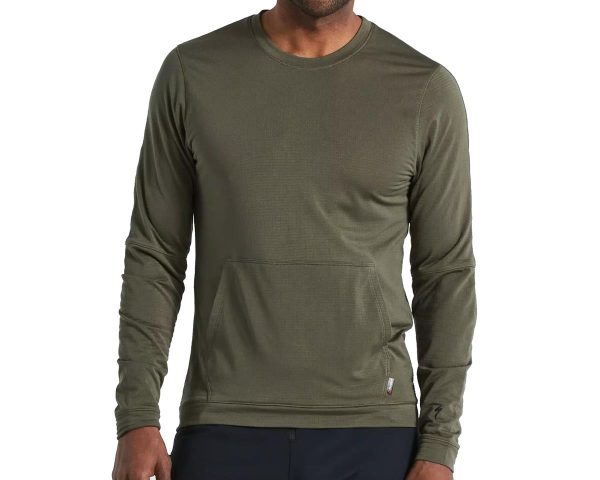 Specialized Men's Trail Thermal Power Grid Long Sleeve Jersey (Oak Green) (S)