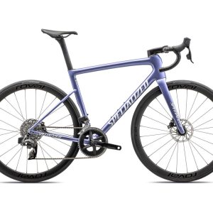 Specialized Tarmac SL8 Expert Road Bike (Powder Indigo Tint/Silver Dust/White) (52cm) (Rival AXS)