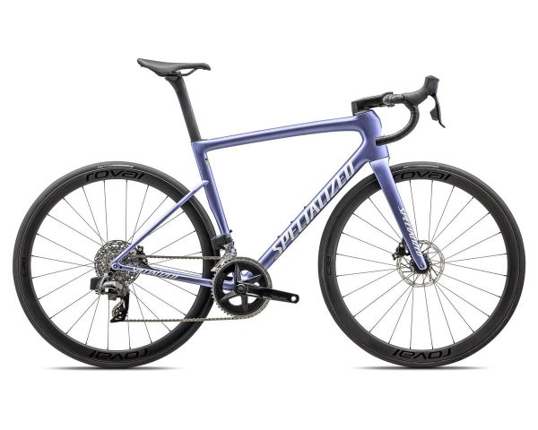 Specialized Tarmac SL8 Expert Road Bike (Powder Indigo Tint/Silver Dust/White) (52cm) (Rival AXS)