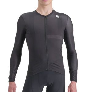 Sportful Matchy Long Sleeve Cycling Jersey - Black / Small