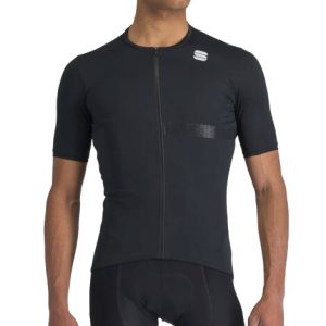 Sportful Matchy Short Sleeve Cycling Jersey - Black / Small