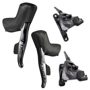 Sram Force eTap Axs Front & Rear Disc Brake Set - Black / 2x12 / Pair