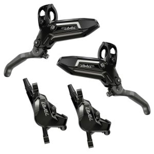 Sram Level Ultimate Stealth Front And Rear Disc Brake Set - Gloss Black / Pair