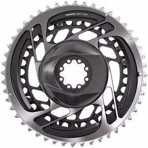 Sram | Red Axs 2X12 Chainring Set | Polar Gray | 46/33T, 2X12 Speed, Direct Mount | Aluminum