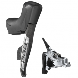 Sram | Red Etap Axs Hrd Shift/brake Lever & Caliper Left/front, Flat Mount | Black |Silver, D1 | Aluminum