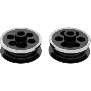 Sram | Rise 40 Front Qr Axle End Caps | Black | For Rockshox Forks