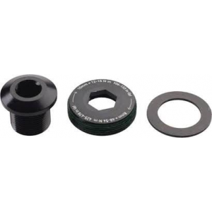 Sram |Truvativ Gxp Crank Bolt M15 Crank Bolt And M26 Cap, Black