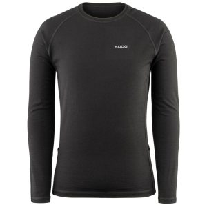 Sugoi Merino 60 Long Sleeve Jersey (Black) (XL)