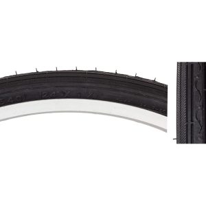 Sunlite Recreational Road Tire (Black) (24") (1-3/8") (540 ISO) (Wire)