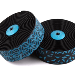 Supacaz Super Sticky Kush Handlebar Tape (Neon Blue) (Star Fade)