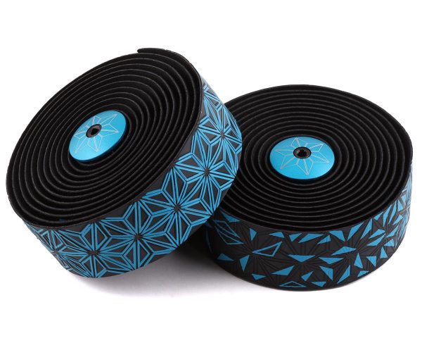 Supacaz Super Sticky Kush Handlebar Tape (Neon Blue) (Star Fade)