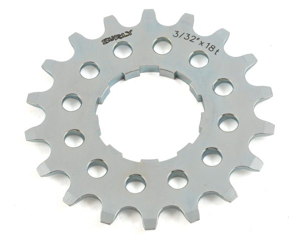 Surly 3/32" Single Speed Cassette Cog (Silver) (Splined) (18T)