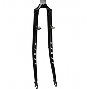 Surly | Cross Check Fork 700C 1-1/8" | Black | 700C, 1 1/8" W/ Mid-Blade Eyelets | Steel